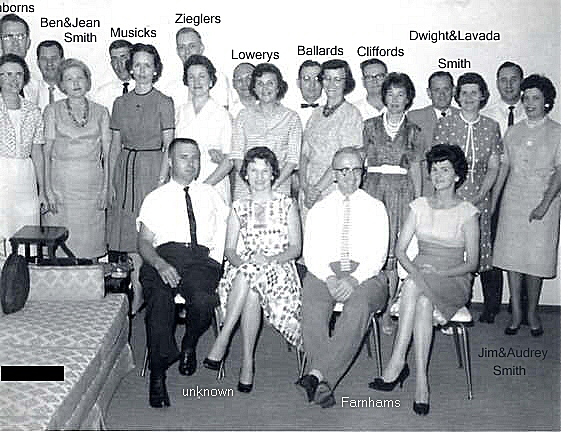 Group of members from First Baptist