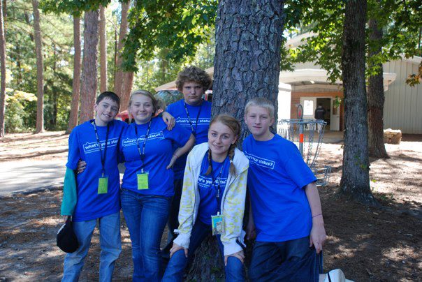 Student group at Recharge event